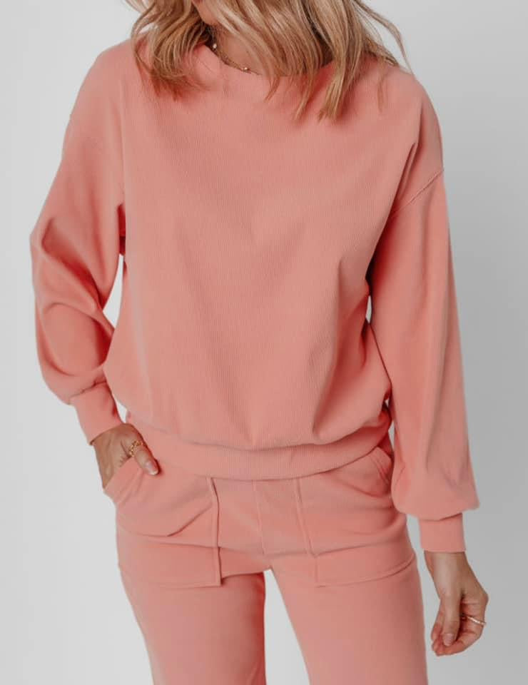 2 piece ribbed set